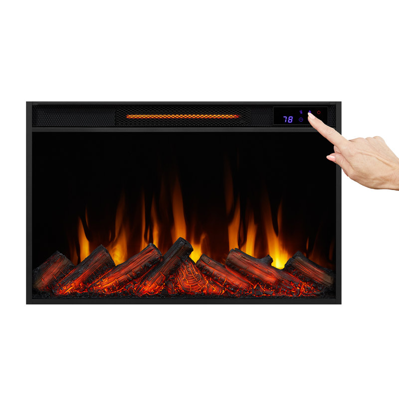 Real Flame The Crawford 47.4'' W Electric Fireplace & Reviews Wayfair